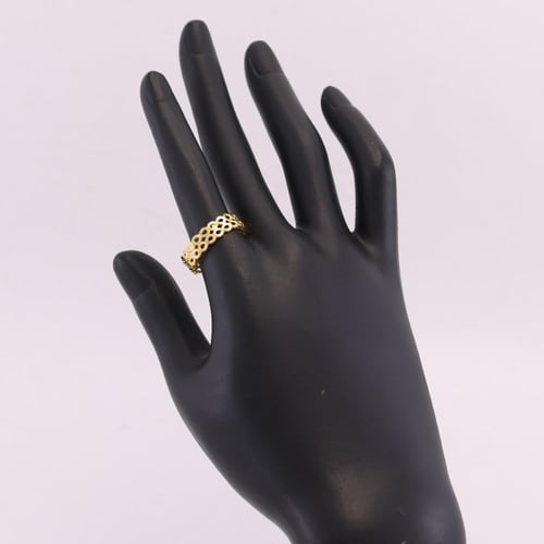 خاتم ذهب صافي سلك عيار 21