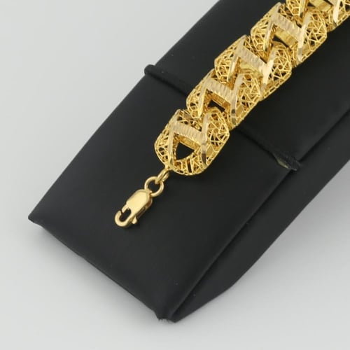 اسوارة الذهب رسغ اليد الملكي - عيار 21