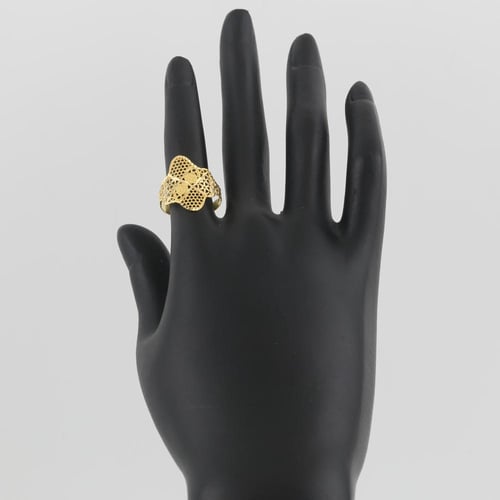 خاتم ذهب زخراف متنوعة - عيار 21