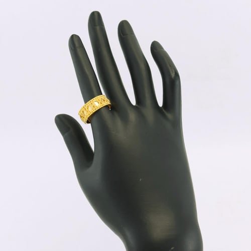 دبلة ذهب ديور عريض – عيار 21