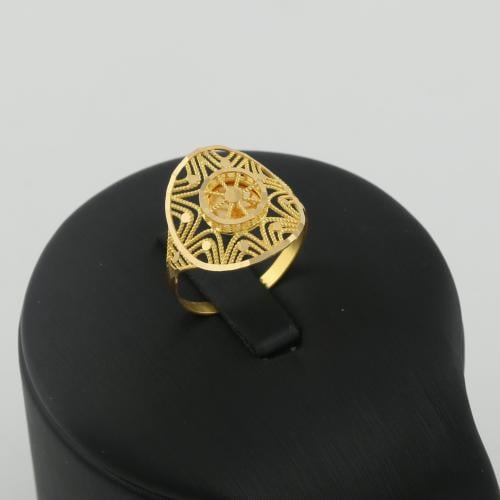 خاتم ذهب شيل مع Rudder - عيار 21