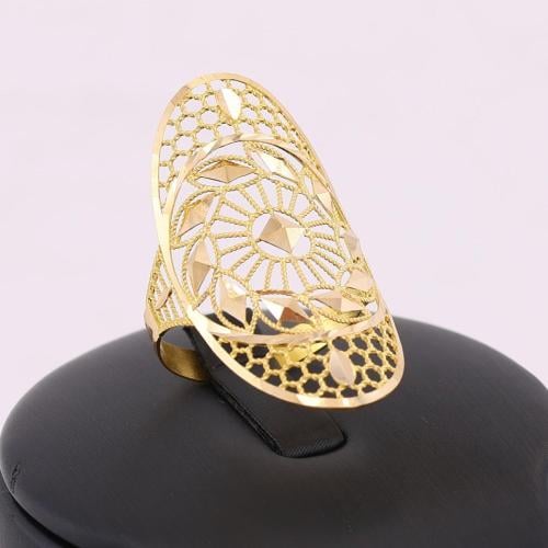 خاتم ذهب خيوط ذهب مع ترنقل الذهب عيار 21