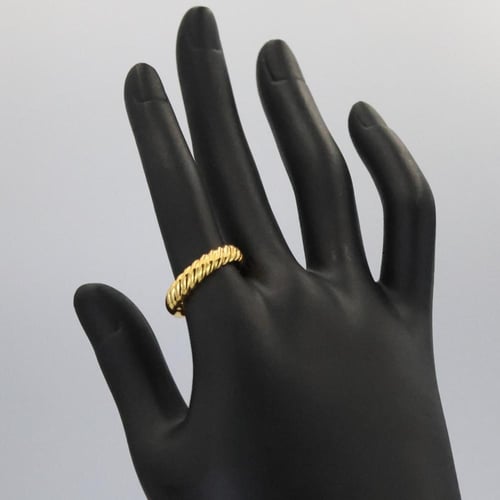 دبلة ذهب كلاسيكية متعرجة - عيار 21