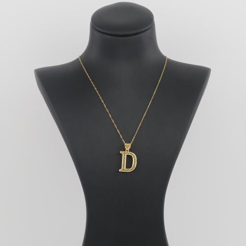 عقد ذهب حرف D - عيار 21