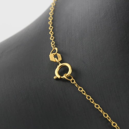 نصف طقم ذهب زهرة Hibiscus - عيار 21