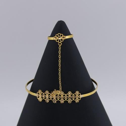 كف ذهب اطفال 6 ازهار - عيار 21