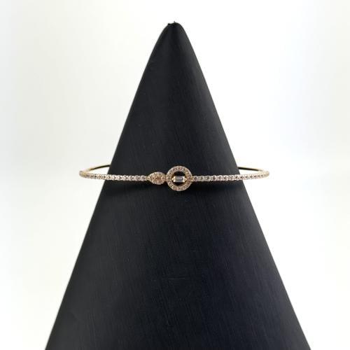 اسوارة ذهب اطفال بازر كل الماس - عيار 18