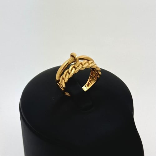 اسوارة و خاتم ذهب مسمار - عيار 21