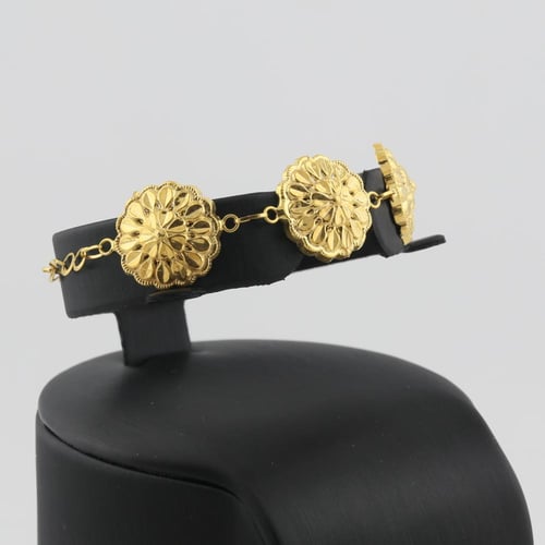 طقم ذهب كرسي جابر - عيار 21