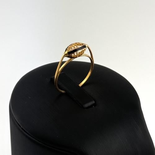 خاتم ذهب بإبداع أنيق - عيار 21