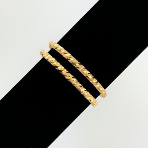 غوايش ذهب اطفال مبروم - 16 سم