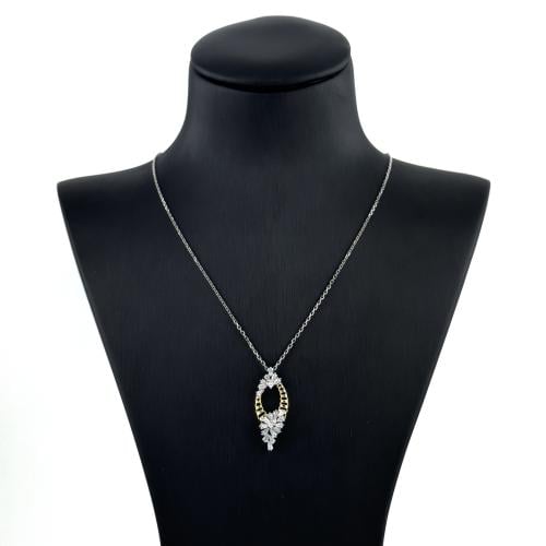 عقد ذهب تصميم الماس من تشكيلة أكسترا - عيار18