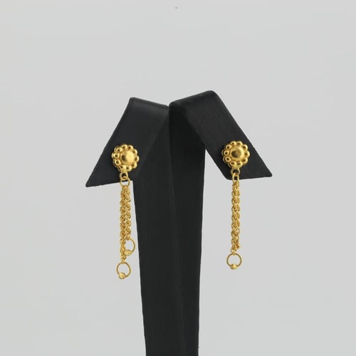 طقم ذهب مبروم دورين - عيار 21