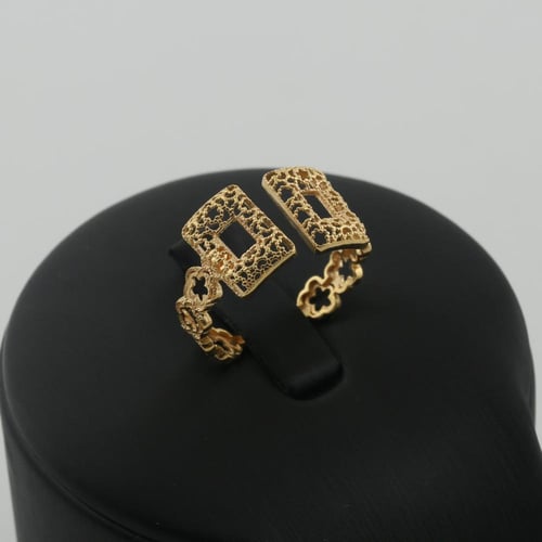 اسوارة و خاتم ذهب فلاورز - عيار 21