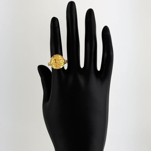 خاتم ذهب صدفة سوبر ذهب صافي - عيار 21