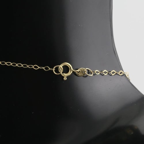 طقم ذهب اطفال زهرة زرقاء مع ورق الزهرة زركون ابيض...