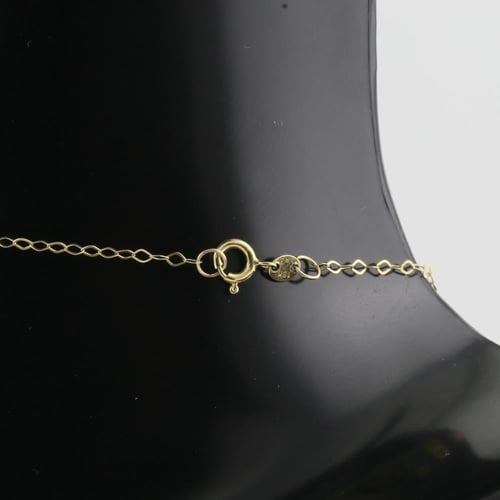 طقم ذهب اطفال زهرة بلون الميناء السماوي و الزركون...