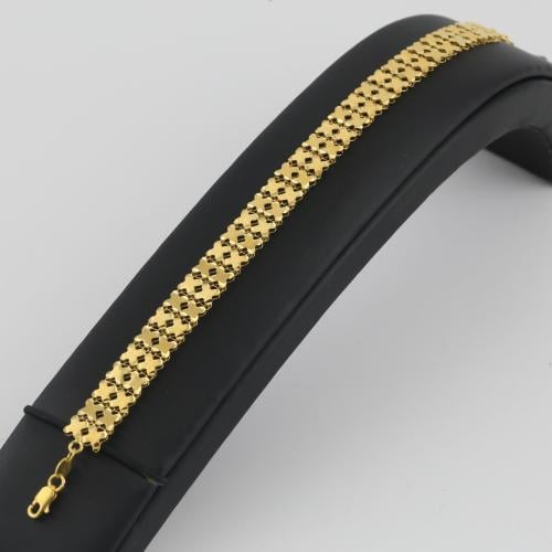 اسوارة ذهب بتصميم X - عيار 21