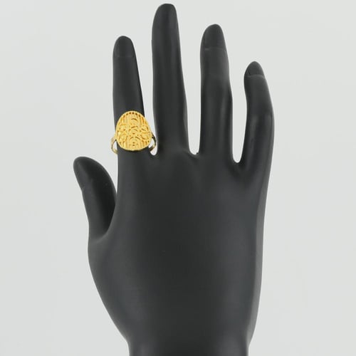 خاتم ذهب شيل consolidate - عيار 21