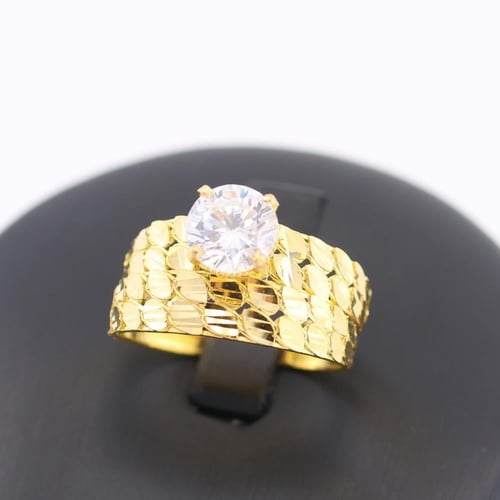 خاتم ذهب توينز ورق الزيتون غصنين عيار 21