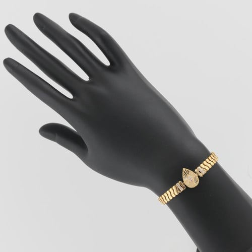 اسوارة ذهب حرفية ايطالية راقية - عيار 21