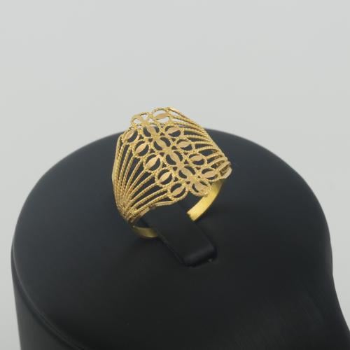 خاتم ذهب زخارف بحبيبات الذهب - عيار 21