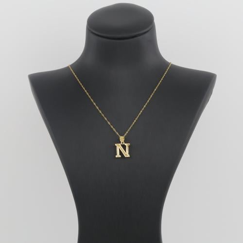 عقد ذهب حرف N صغير - عيار 21