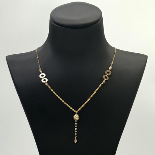 طقم ذهب كورة الليزر - عيار 21