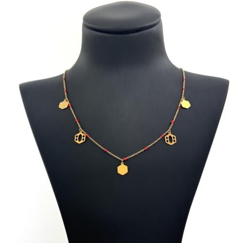 تشوكر ذهب فاخر بقطع ذهب هندسية - عيار 18