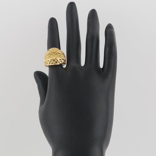 خاتم ذهب ثراثي جميل - عيار 21