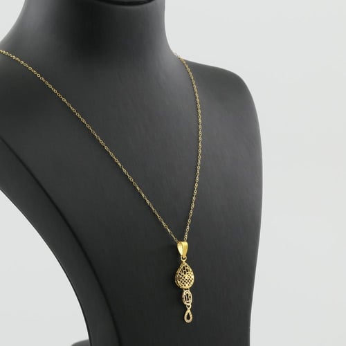 نصف طقم ذهب الدمعة - عيار 21