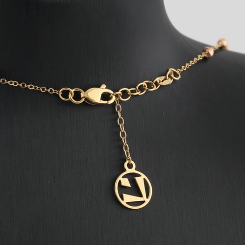 سبحة ذهب كرات الليزر ذهب - عيار 18