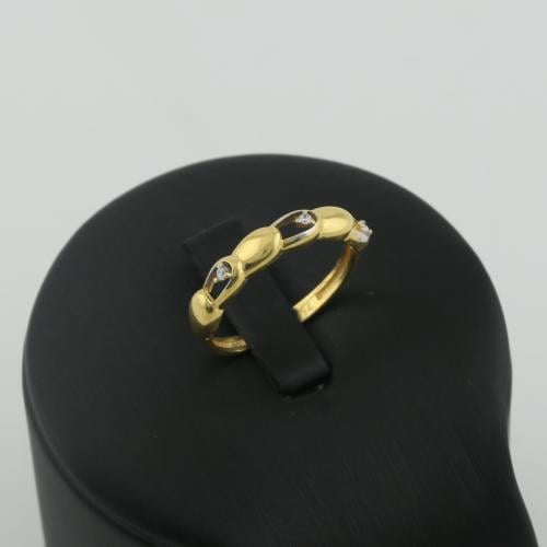 دبلة قطرات الذهب - عيار 18