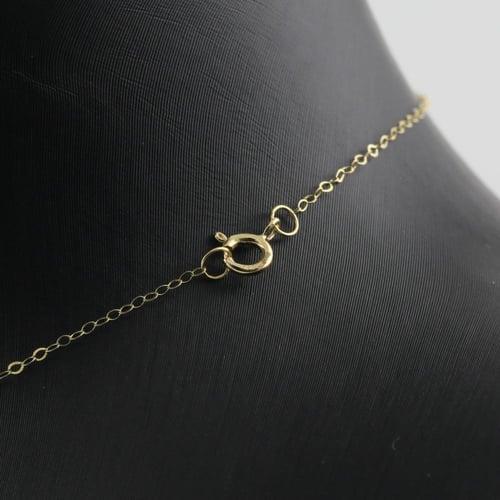 عقد ذهب ناعم بسيط - عيار 18