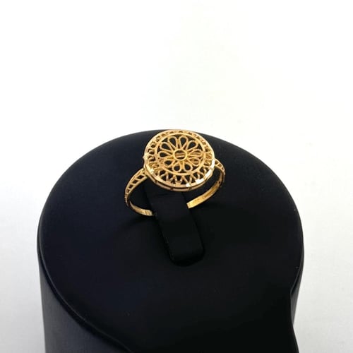 نصف طقم ذهب زهرة الغاردينيا ذهب صافي - عيار 21