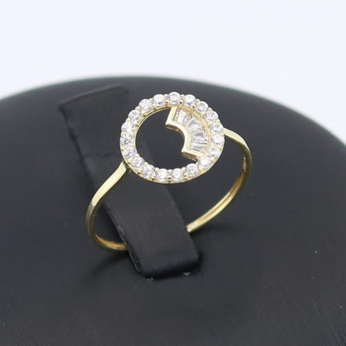 نصف طقم ذهب Rudder لامع - عيار 18