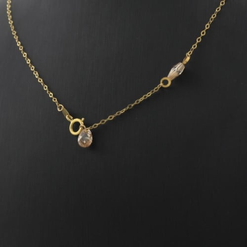 نصف طقم ذهب ازهار مع مبروم - عيار 21