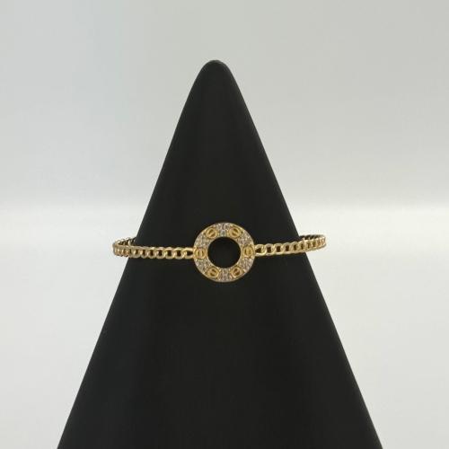 اسوارة ذهب اطفال تصميم الماس - عيار 18