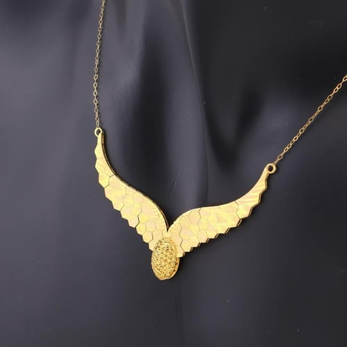 طقم ذهب جناح الصقر - عيار 21