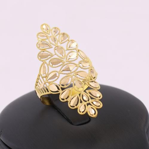 خاتم ذهب اوراق الزيتون عيار 21