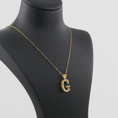 عقد ذهب حرف G - عيار 21