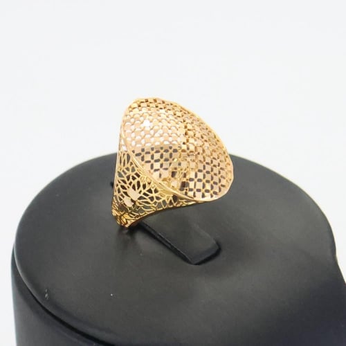 خاتم ذهب صدف الذهب الصافي - عيار 21