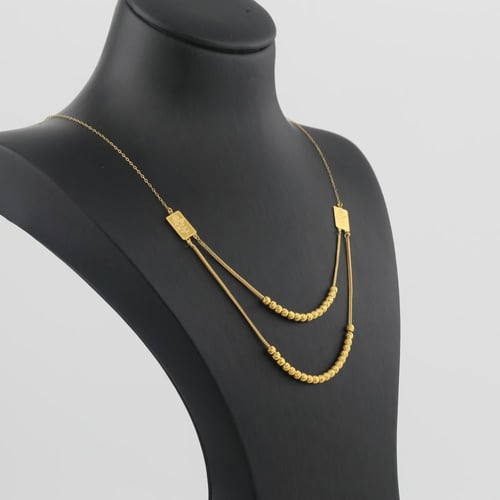 طقم ذهب مبروم - عيار 21