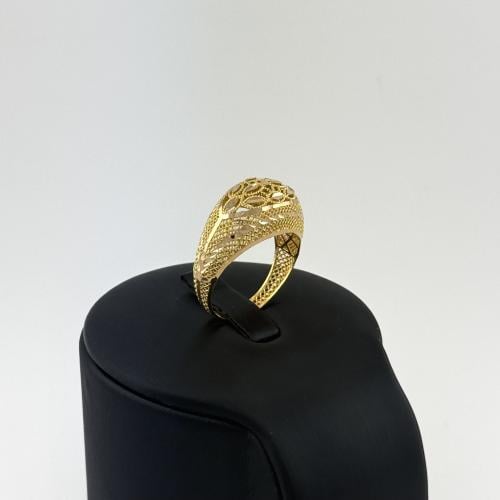 خاتم ذهب المتجانس الايطالي - عيار 21