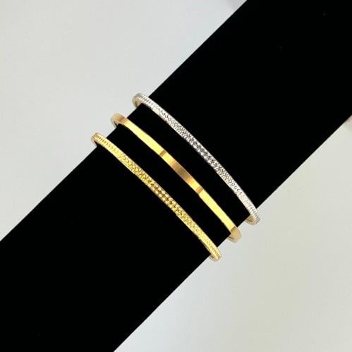 غوايش ذهب ليزر ثلاث الوان عيار 21