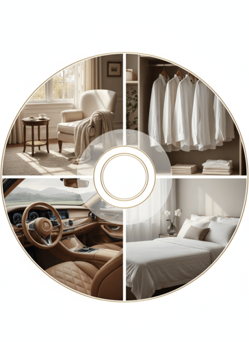 معطر برائحة العود بالأخشاب - حجم العبوة 350 مل