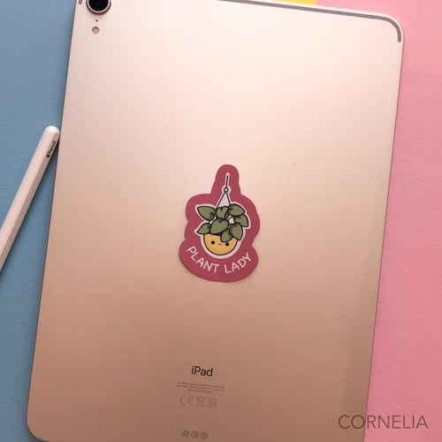ستيكر - Plant Lady -