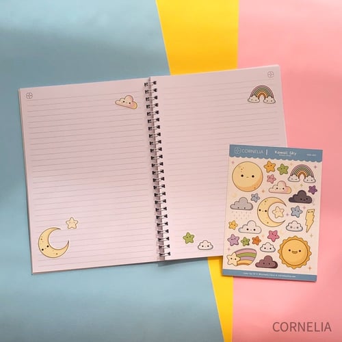 ستيكر شيت - Kawaii Sky -