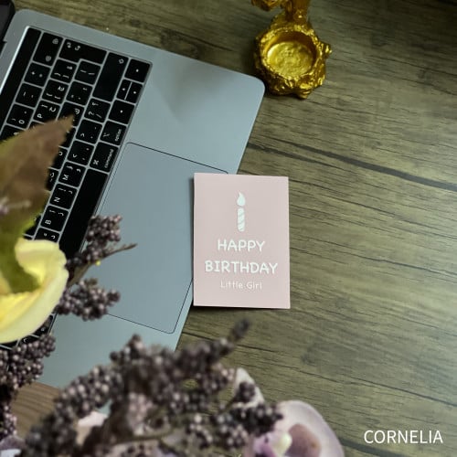 بطاقة تهنئة - Happy Birthday Little Girl - A7