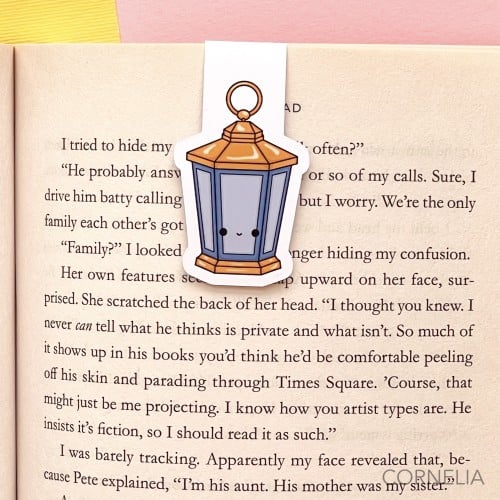 فاصل كتاب مغناطيس الفانوس - Kawaii Ramadan lantern